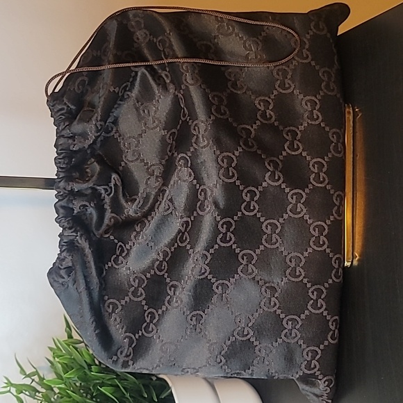 GUCCI GG CANVAS WEB SHERRY LINE CLUTCH BAG - Picture 12 of 13